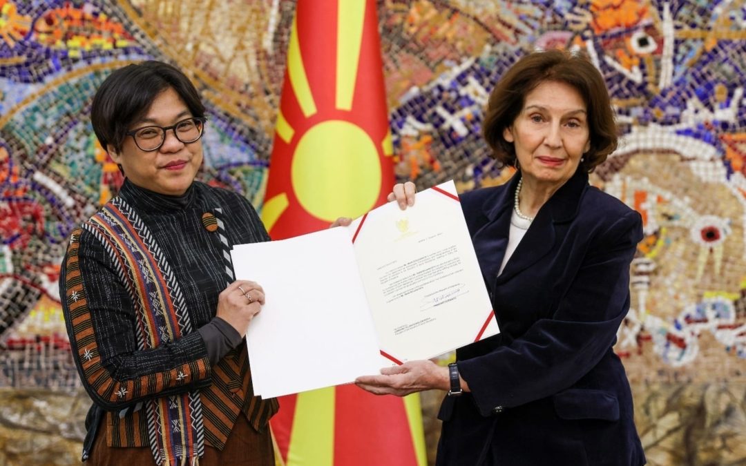 Сиљановска-Давкова ги прими акредитивите на новоименуваната амбасадорка на Индонезија, Листиана Оперананта