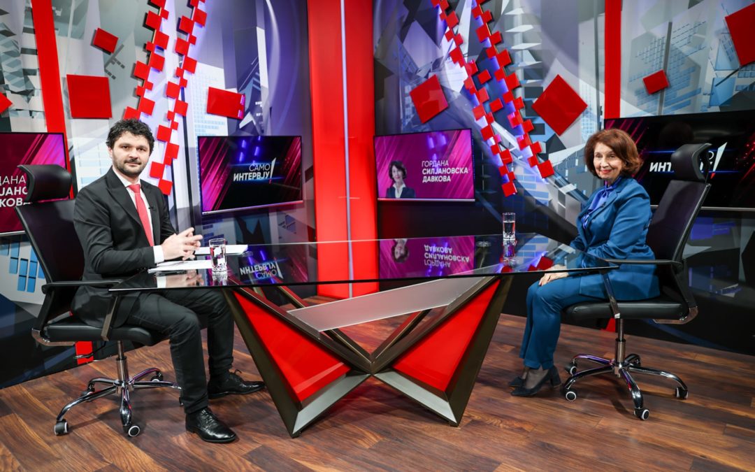 Интервју на претседателката Сиљановска-Давкова во „Само интервју“ на телевизијата Канал 5