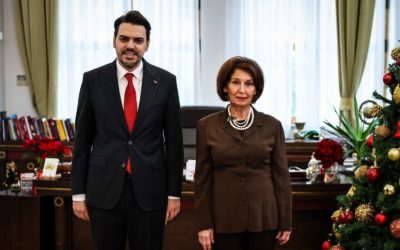 Средба на Сиљановска-Давкова со Абдула Ерен, претседател на ТИКА