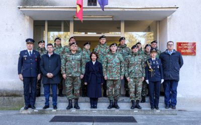 Претседателката Сиљановска-Давкова првиот ден од Новата 2026 година го помина со припадниците на Армијата