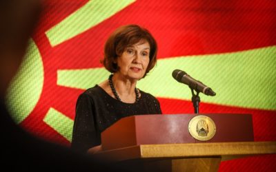 Обраќање на претседателката Сиљановска-Давкова на традиционалниот годишен прием за претставниците на дипломатскиот кор