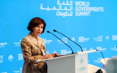 Сиљановска-Давкова во Дубаи се обрати на Глобалниот форум за владини регулативи и правда