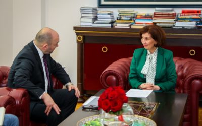 Сиљановска-Давкова го прими австрискиот амбасадор, Мартин Памер