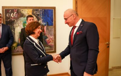 Средба на Сиљановска-Давкова со Гордан Грлиќ Радман, МНР на Хрватска