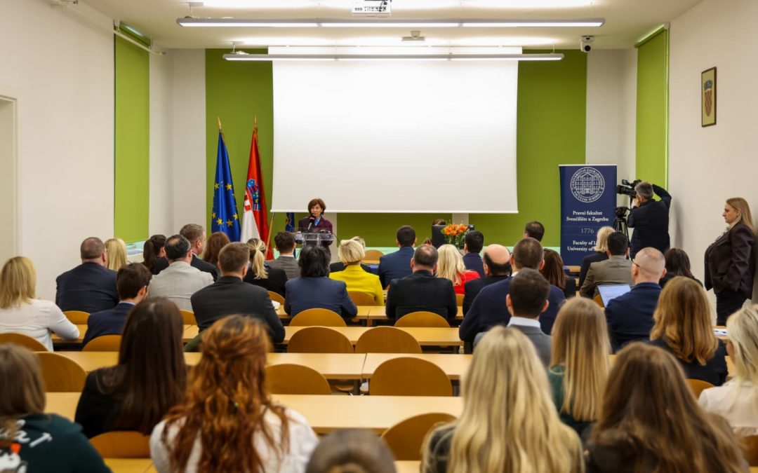 Сиљановска-Давкова одржа предавање на Правниот факултет во Загреб