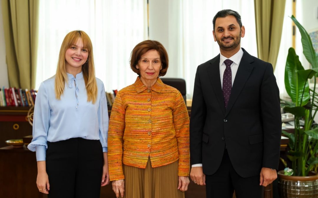 Средба на претседателката Сиљановска-Давкова со претставници на Фондацијата Роми за Европа и Ромскиот образовен фонд