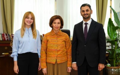 Средба на претседателката Сиљановска-Давкова со претставници на Фондацијата Роми за Европа и Ромскиот образовен фонд