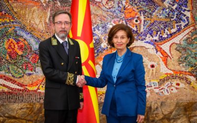Сиљановска-Давкова ги прими акредитивните писма на новоименуваниот амбасадор на Руската Федерација