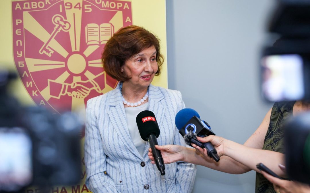 Одговори на новинарски прашања по настанот „Ден на македонската адвокатура“