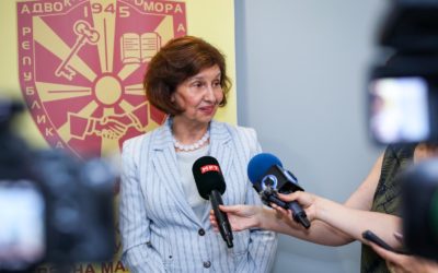 Изјава за медиуми и одговори на новинарски прашања по настанот „Ден на македонската адвокатура“