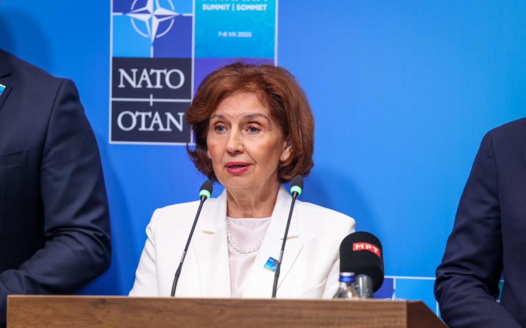 Сиљановска-Давкова: Принципите на еднаквост, солидарност и кредибилност во НАТО, да се применуваат и во ЕУ