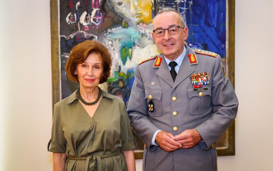 Средба на Сиљановска-Давкова со НГШ на Германија, генерал Карстен Бројер