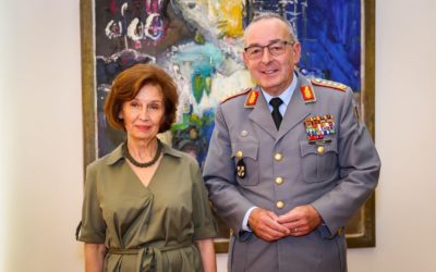 Средба на Сиљановска-Давкова со НГШ на Германија, генерал Карстен Бројер