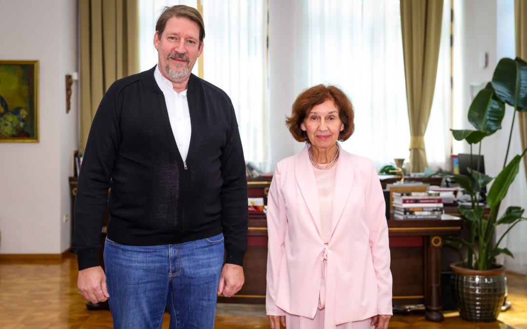 Средба на Сиљановска-Давкова со европратеникот и известувачот на Европскиот парламент, Вајц